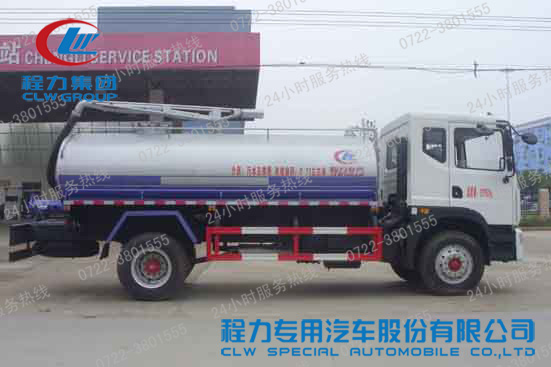 程力威牌CLW5161GXED4型吸糞車